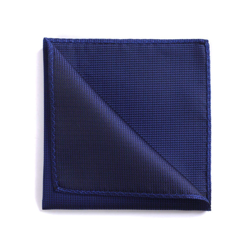 fortunatever Mens Solid Neckties,Navy Blue Ties For Men With Pocket Square+Gift Box,58"Ã—3.35" - Image 4